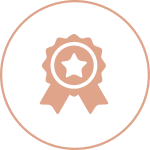 Starred award ribbon design