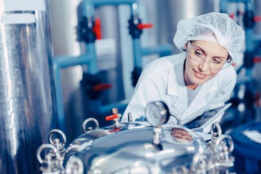 staff-work-in-science-medical-lab-factory-check-record-pressure-tank-happy-working-photo